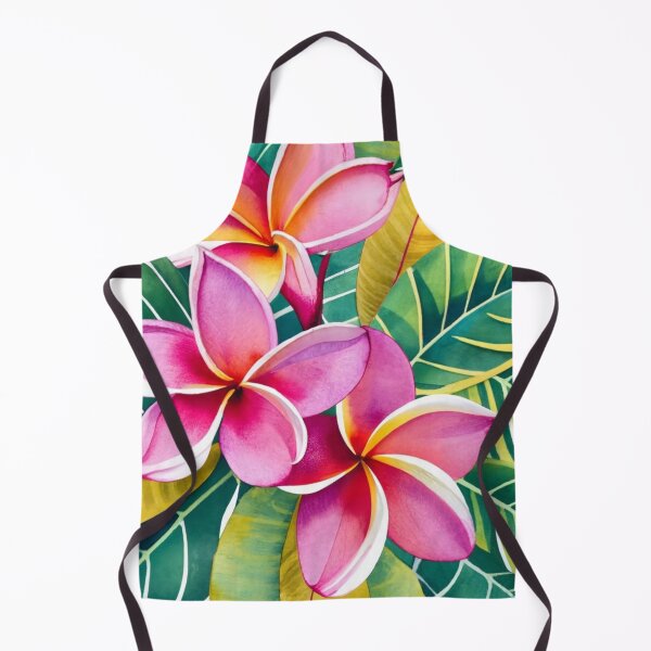 Item preview, Pink Plumeria Closeup with Veined Foliage designed and sold by BeachWhisper.