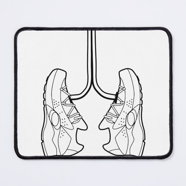 Item preview, Creative Running Shoe Lungs Design Combining Fitness and Health Concepts designed and sold by UltimateOps.