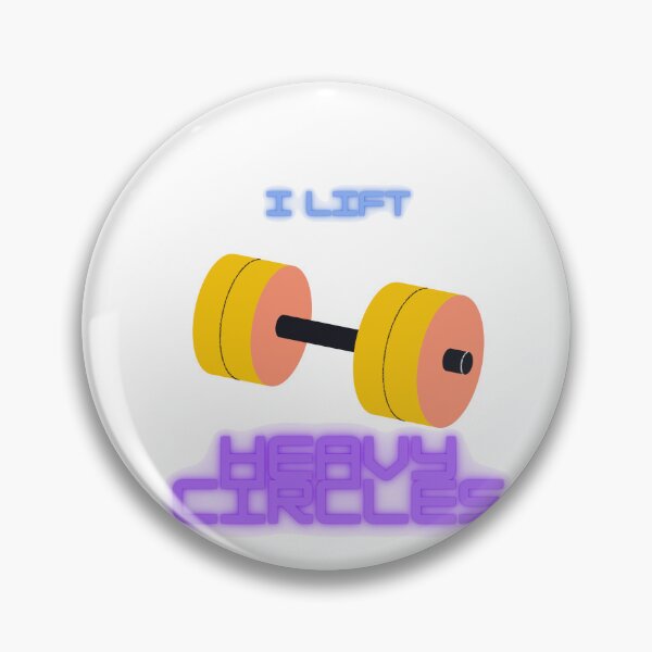 Item preview, I Lift Heavy Circles Design designed and sold by UnrealShopKelko.