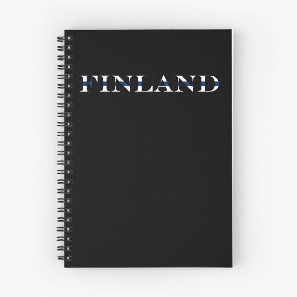Item preview, Finland Country Name Typography Flag designed and sold by NTGUILTY.