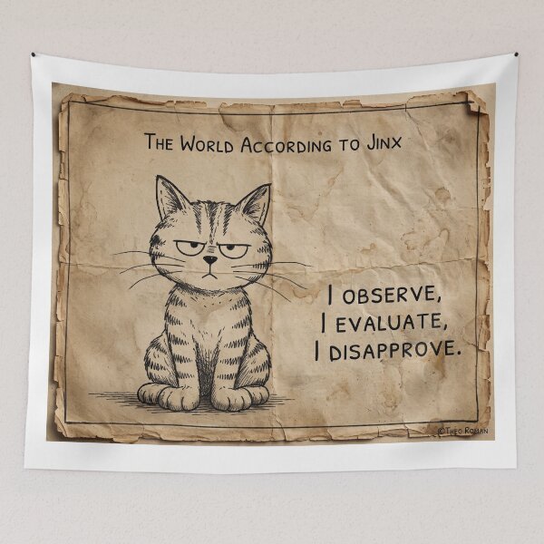 Item preview, I Observe, I Evaluate, I Disapprove designed and sold by Murfi & Jinx By Theo Roman.