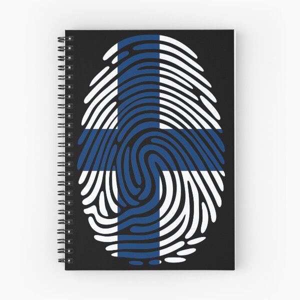 Item preview, Finland Flag Fingerprint Identity | Finnish DNA Heritage Graphic designed and sold by NTGUILTY.