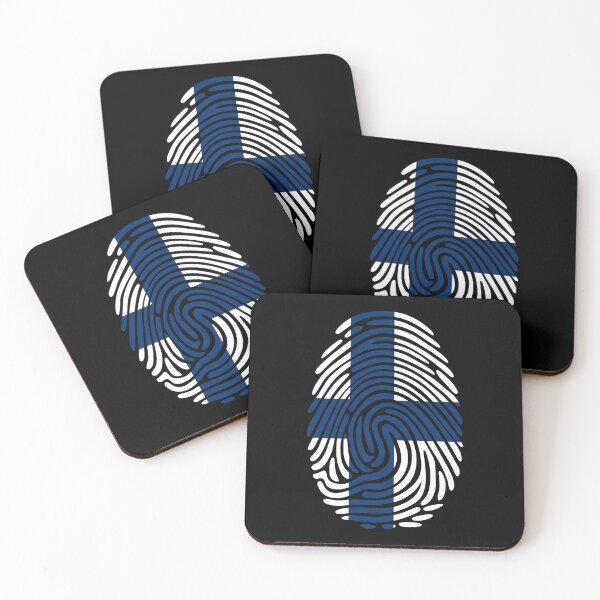 Item preview, Finland Flag Fingerprint Identity | Finnish DNA Heritage Graphic designed and sold by NTGUILTY.