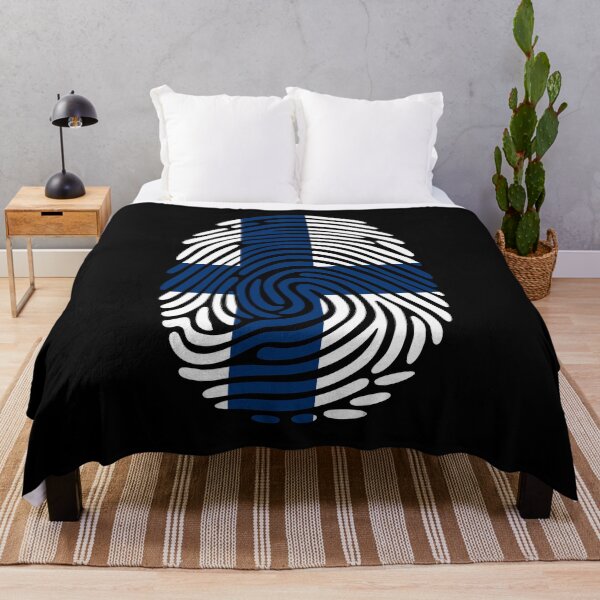 Item preview, Finland Flag Fingerprint Identity | Finnish DNA Heritage Graphic designed and sold by NTGUILTY.