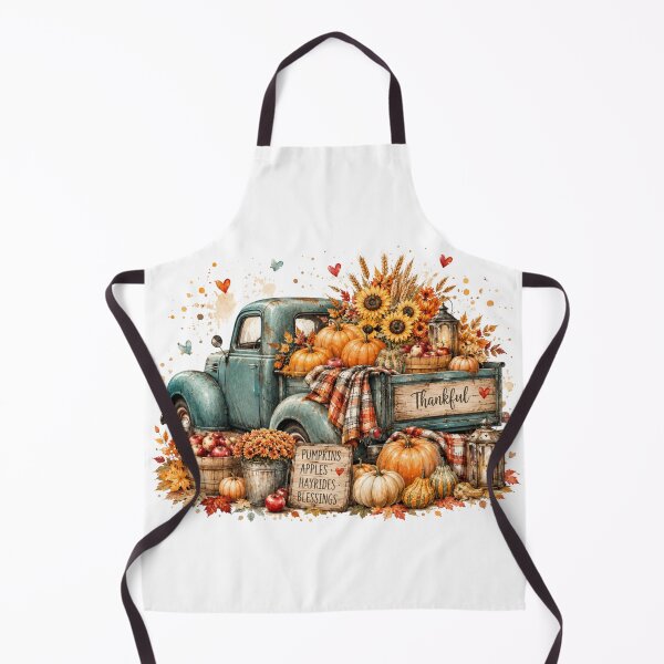 Item preview, Rustic Fall Truck | Pumpkin Hayrides Apples & Blessings Farmhouse Autumn Design designed and sold by Uniquememorable.
