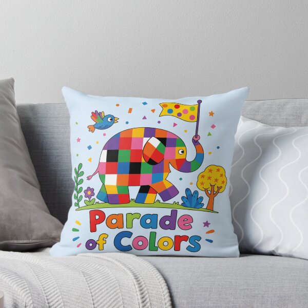 Item preview, Elmer Parade of Colors Adventure designed and sold by HappyToons Shop.
