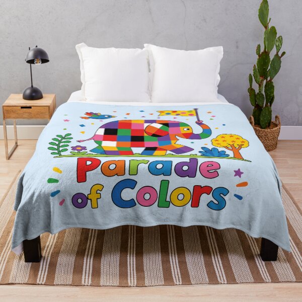 Item preview, Elmer Parade of Colors Adventure designed and sold by HappyToons Shop.