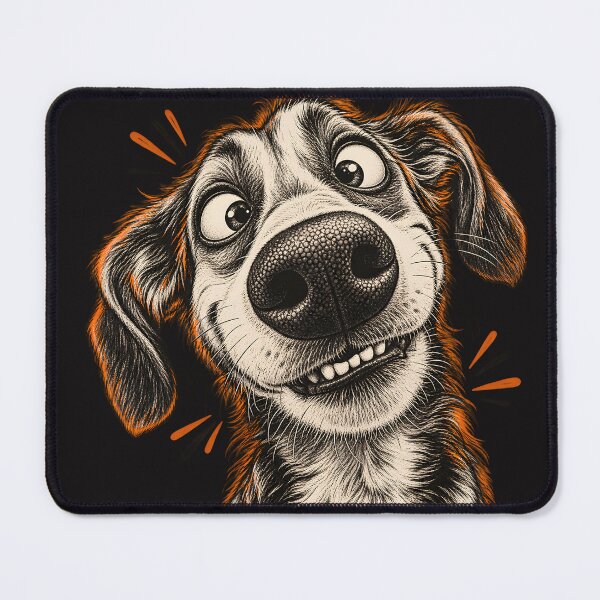 Item preview, Goofy Dog Close-Up With Big Nose designed and sold by AwesomeBeyondLimits.