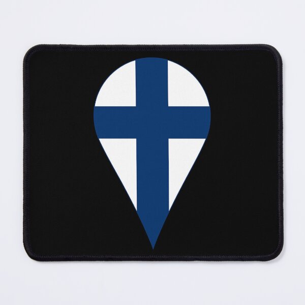 Item preview, Finland Flag Location Pin Map Marker | Finnish Destination GPS Icon designed and sold by NTGUILTY.