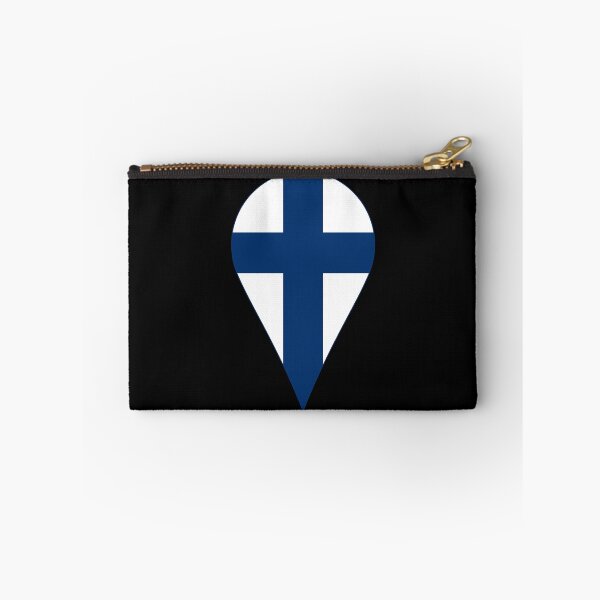Item preview, Finland Flag Location Pin Map Marker | Finnish Destination GPS Icon designed and sold by NTGUILTY.