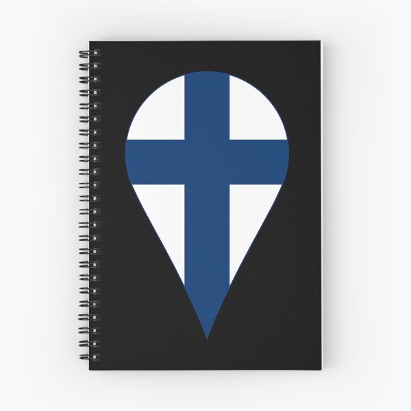 Item preview, Finland Flag Location Pin Map Marker | Finnish Destination GPS Icon designed and sold by NTGUILTY.