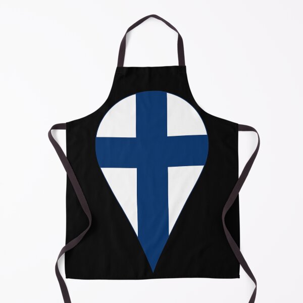 Item preview, Finland Flag Location Pin Map Marker | Finnish Destination GPS Icon designed and sold by NTGUILTY.