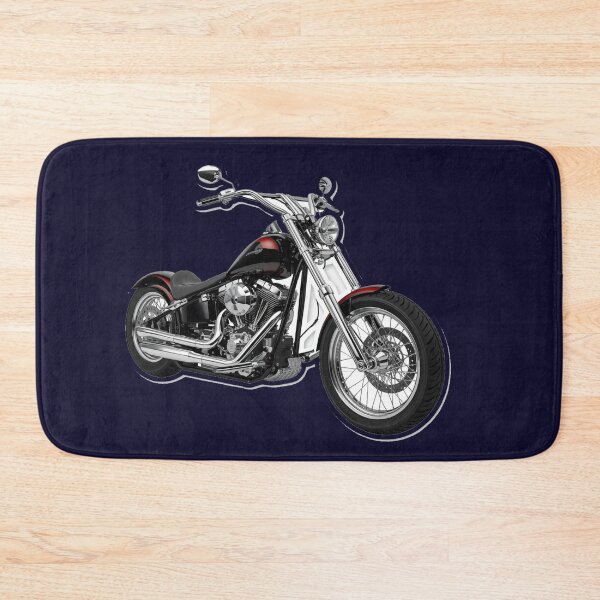 Item preview, Classic Chopper Motorcycle Digital Illustration designed and sold by MargaretPolanco.