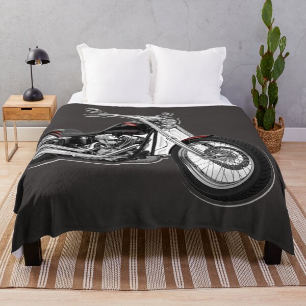 Item preview, Classic Chopper Motorcycle Digital Illustration designed and sold by MargaretPolanco.
