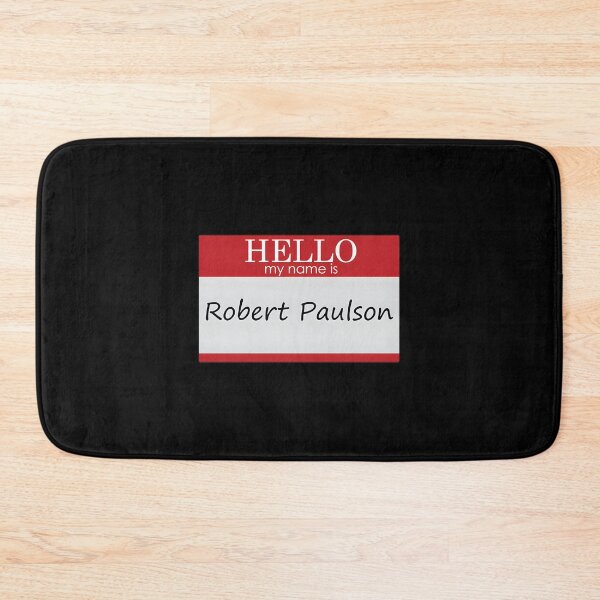 Item preview, My Name Is Robert Paulson Quote Design for Fans of Iconic Movie Lines designed and sold by Mostafa177.