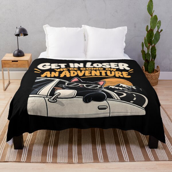 Item preview, Get In Loser Adventure Cat Road Trip Design designed and sold by MR-HOOBY.
