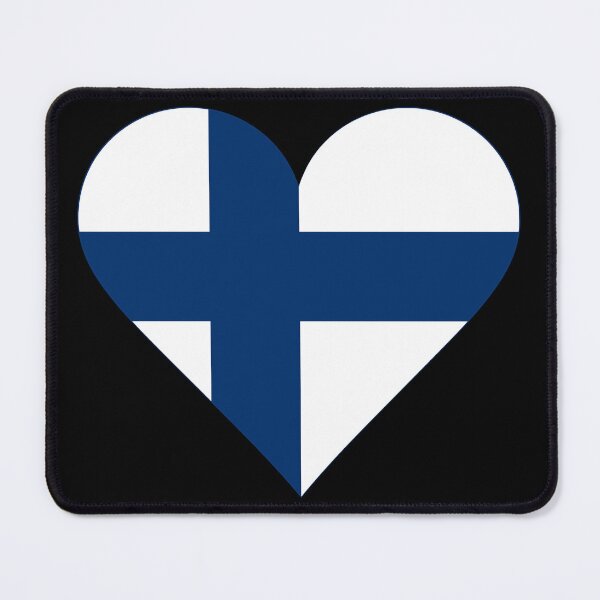 Item preview, Finland Heart Flag Graphic | I Love Finland Patriotic Symbol designed and sold by NTGUILTY.