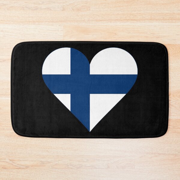Item preview, Finland Heart Flag Graphic | I Love Finland Patriotic Symbol designed and sold by NTGUILTY.