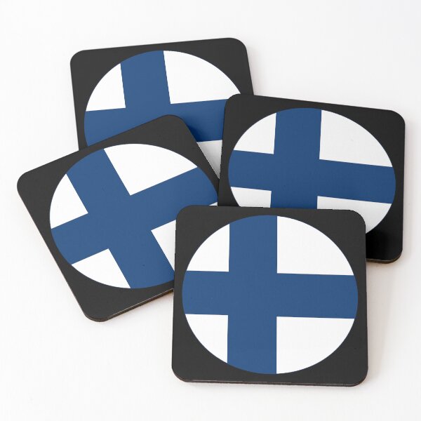 Item preview, Round Finland Flag Icon | Circular Finnish Flag Button Element designed and sold by NTGUILTY.
