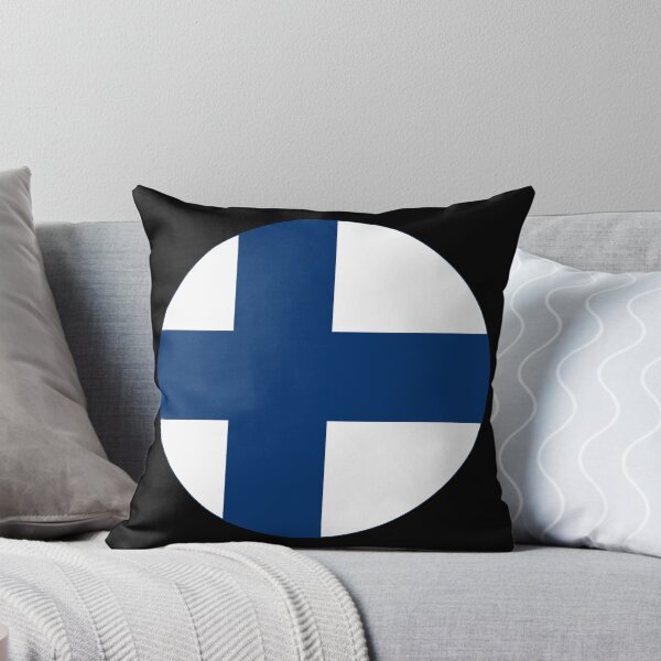 Item preview, Round Finland Flag Icon | Circular Finnish Flag Button Element designed and sold by NTGUILTY.