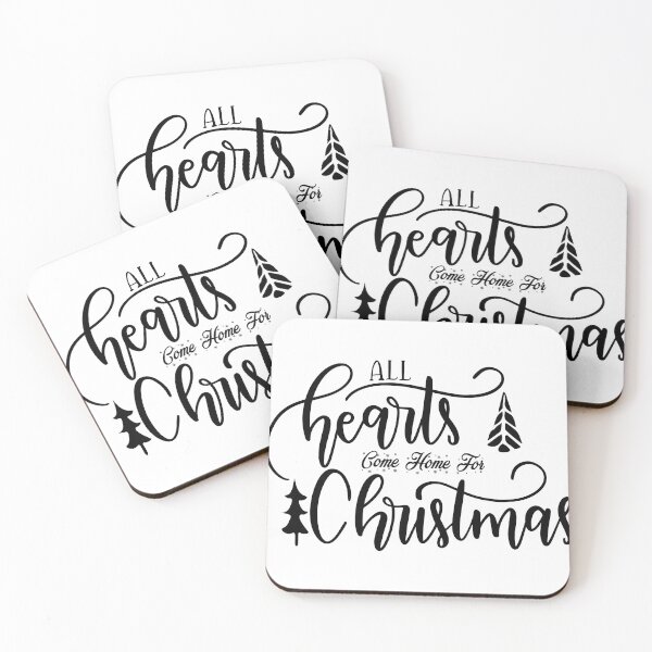 Item preview, Christmas Quote All Hearts Come Home Holiday Vibes Design designed and sold by FuzionRaptor.
