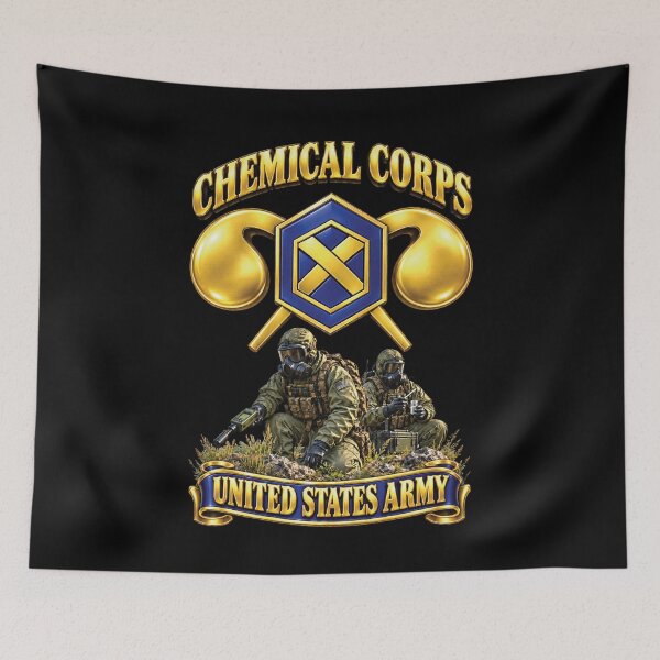 Item preview, Army - Chemical Corps w Scene - 3D - Enhanced designed and sold by Military Insignia Products.
