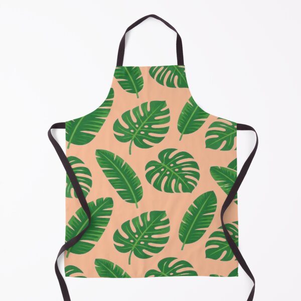 Item preview, Tropical Monstera Palm Leaves Botanical Pattern designed and sold by creativerooney.