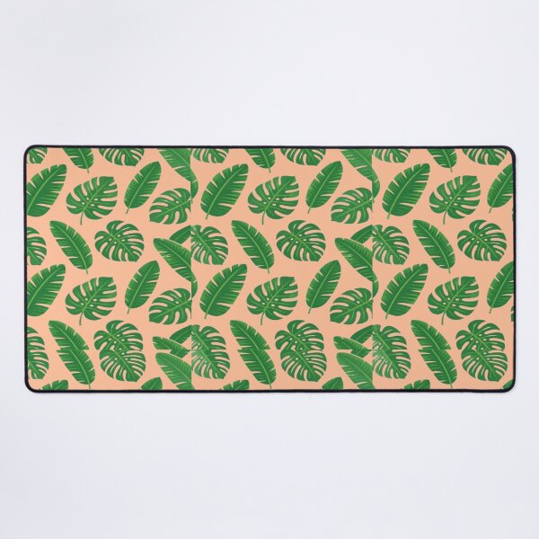 Item preview, Tropical Monstera Palm Leaves Botanical Pattern designed and sold by creativerooney.