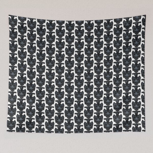 Item preview, Minimalist Blackbird with Black Triangle Geometric Design designed and sold by T-Goat.