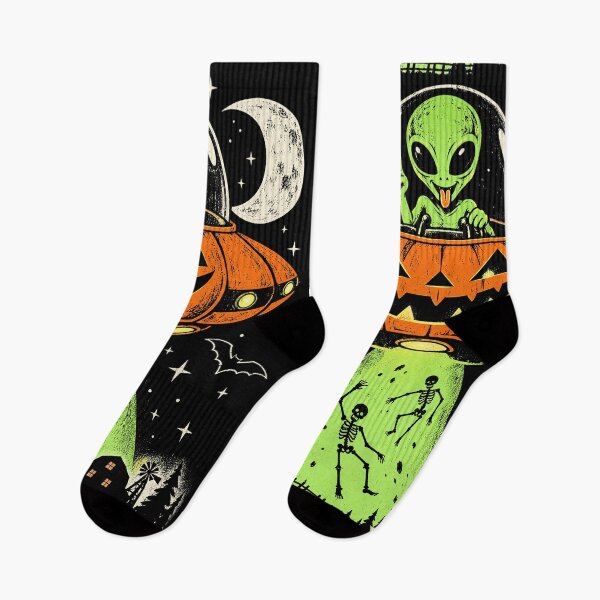 Item preview, Alien in a Pumpkin UFO designed and sold by SignumShop.