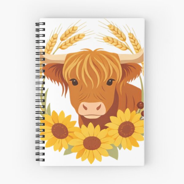 Item preview, Highland Cow & Sunflowers designed and sold by DumpsterSage.