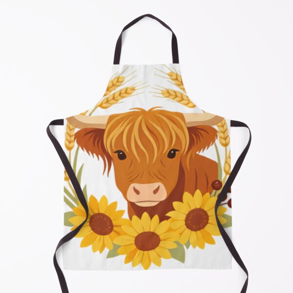 Item preview, Highland Cow & Sunflowers designed and sold by DumpsterSage.