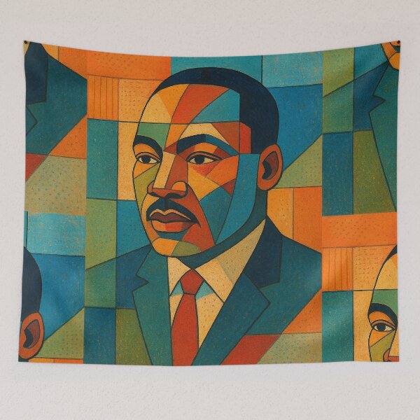 Item preview, Martin Luther King Painting – Inspirational Civil Rights Artwork designed and sold by GalleryKauffeld.