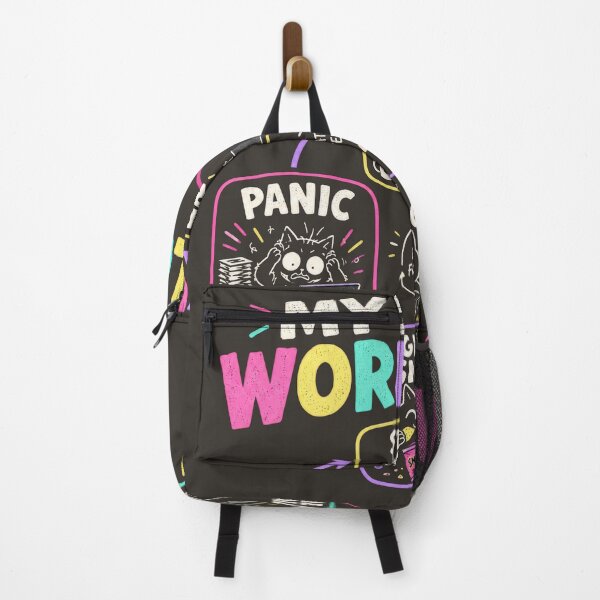 Item preview, My Daily Workflow Funny Work From Home Office Humor Retro Flowchart designed and sold by TontikDesign.