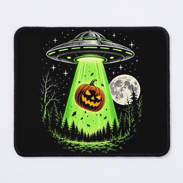 Item preview, UFO Beaming Up a Pumpkin designed and sold by SignumShop.