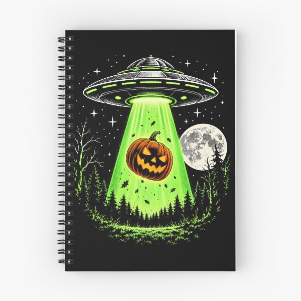 Item preview, UFO Beaming Up a Pumpkin designed and sold by SignumShop.