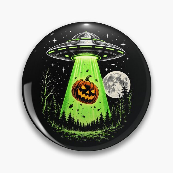 Item preview, UFO Beaming Up a Pumpkin designed and sold by SignumShop.