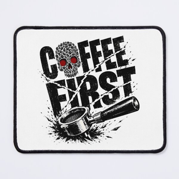 Item preview, Espresso Skull Grunge Portafilter Gothic Barista designed and sold by chattsuede.