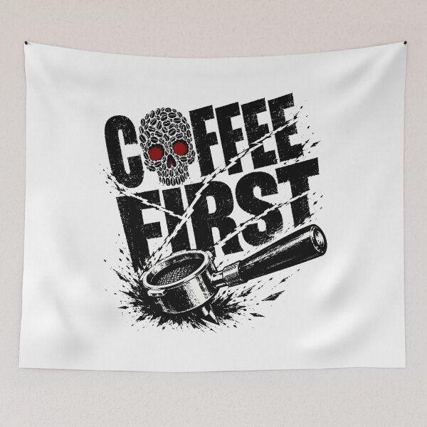 Item preview, Espresso Skull Grunge Portafilter Gothic Barista designed and sold by chattsuede.