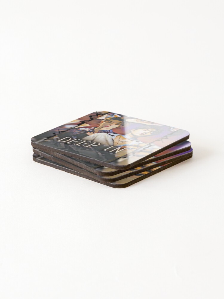 Thumbnail 4 of 5, Coasters (Set of 4), Deep In Poster Design designed and sold by SubbedNObsessed.