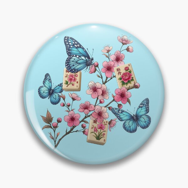 Item preview, MAHJONG TILES, FLOWER TILE, PLUM BLOSSOMS, GAME DAY, STRATEGY designed and sold by classic car craze.