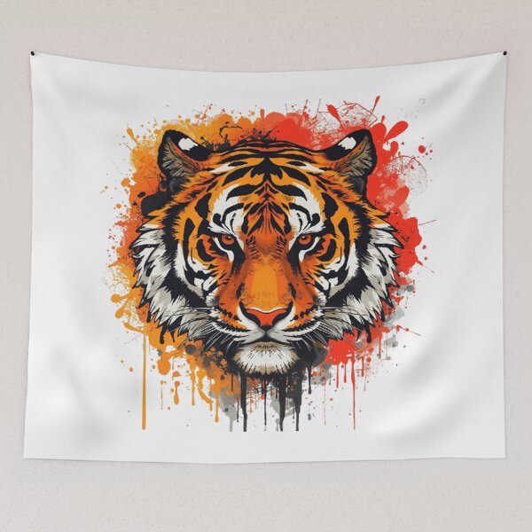 Item preview, Tiger head designed and sold by Designfs.