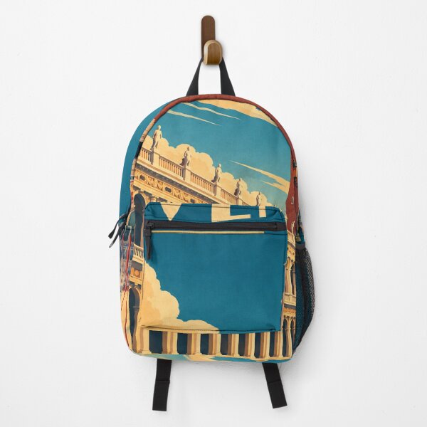 Item preview, Venice photograph re-imagined into a colourful travel inspired artwork designed and sold by Andiamo-Amigos.