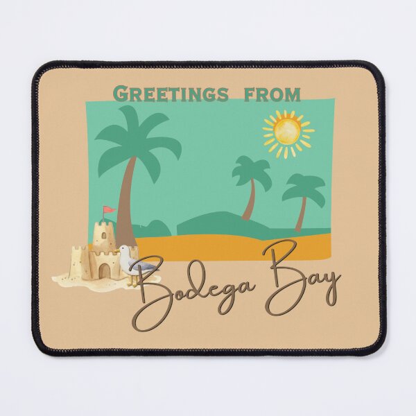 Item preview, Bodega Bay Greetings Postcard | Vintage Northern California Coast Souvenir designed and sold by DonnaRaine.