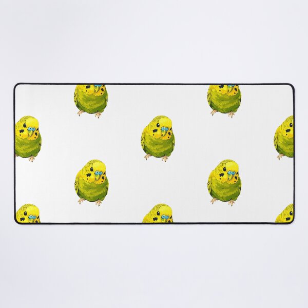 Item preview, Green Budgie Parakeet Portrait Sticker designed and sold by Sepia soul.