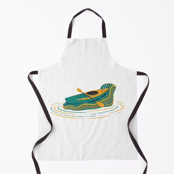 Item preview, Kayak Adventurer Teal Paddle Wave Lake Lover designed and sold by chattsuede.