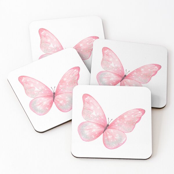 Item preview, pink shimmer butterfly designed and sold by madebykenz.