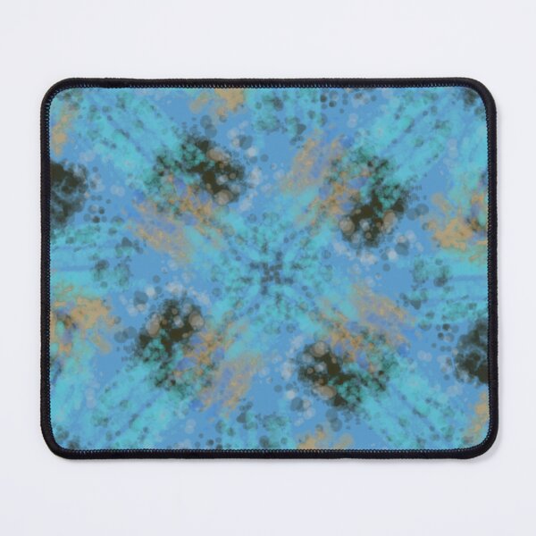 Item preview, Aqua Abstract Botanical Textile Pattern designed and sold by designsbyAdira.