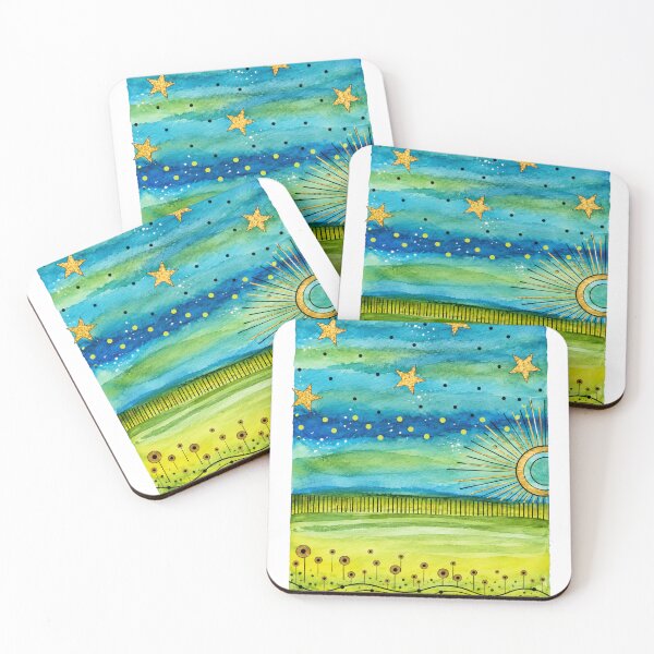 Item preview, Abstract sun and stars designed and sold by Zeewind.