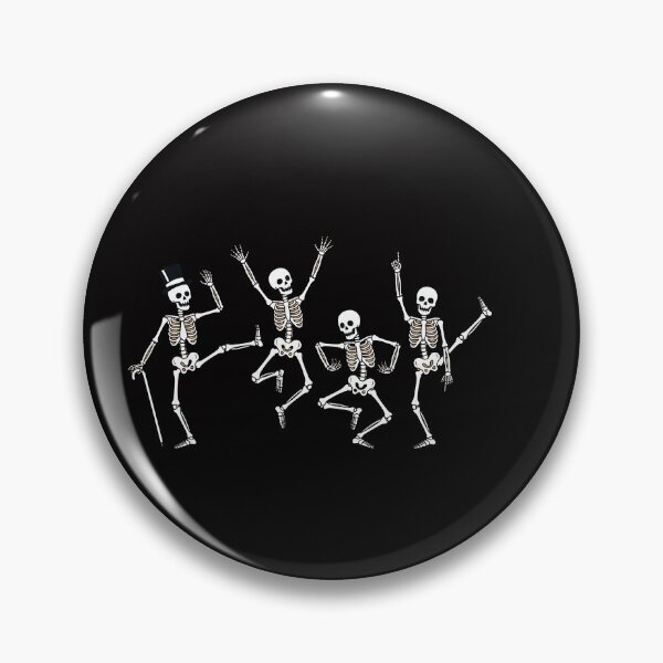 Item preview, Dancing Skeletons – Funny Spooky Vintage Halloween Dance designed and sold by w66aboo.
